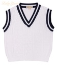 Chaleco de Hilo | White Blue