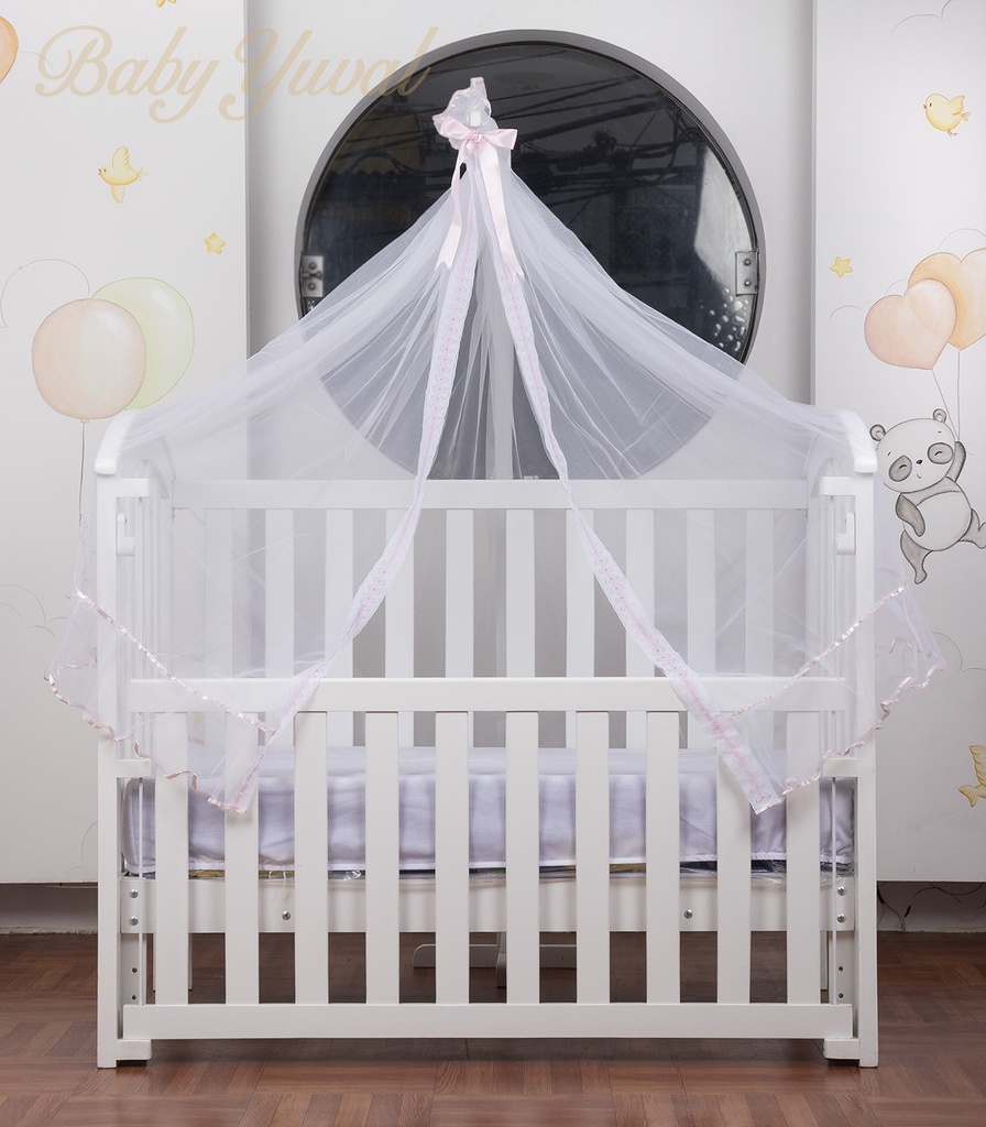 [TU0101368] Tul de Cama Cuna | Rosado