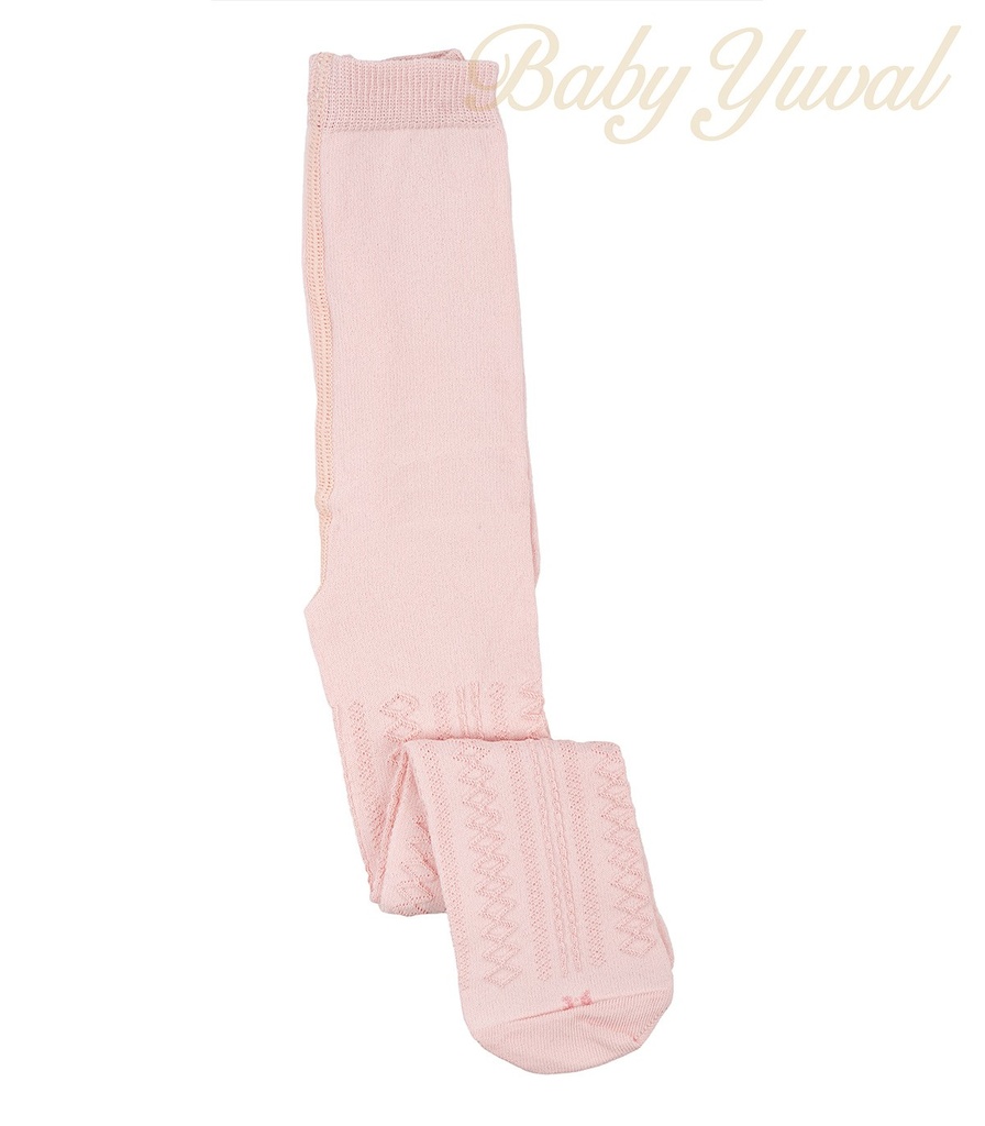 [PA0101188] Panty de Invierno | Acanalado Rosada (6 a 12 meses)