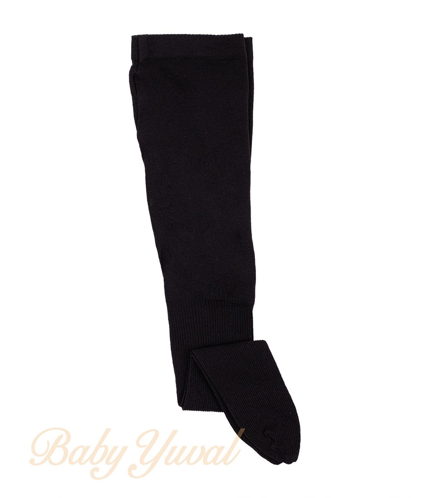 [PA0203071] Panty Delgada Nylon | Liso Negro (0 a 3 meses)