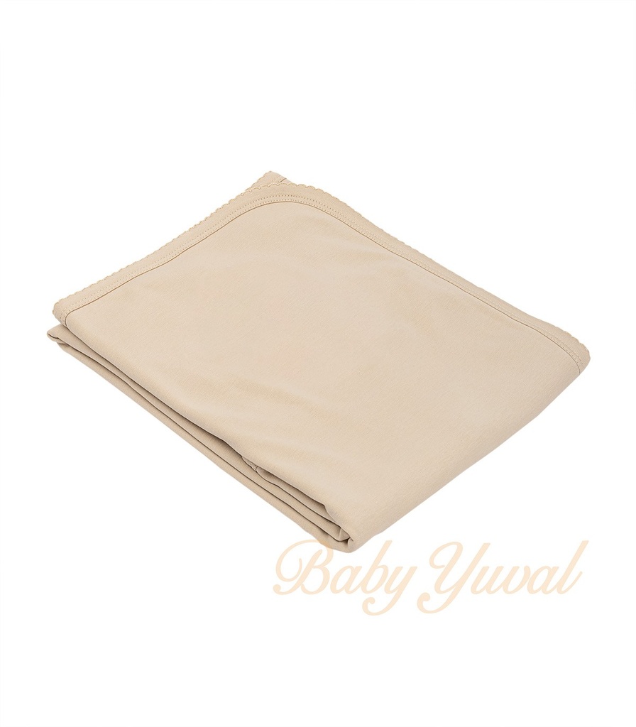 [MA0101610] Manta Pima Doble Algodón | Beige Premium