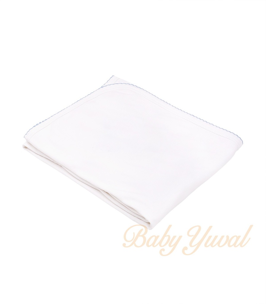 [MA0101611] Manta Pima Doble Algodón | Blanco Sky Premium