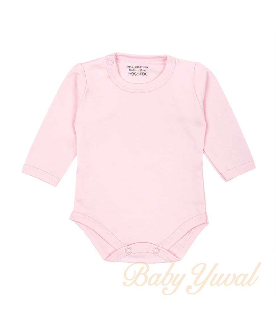 [BO0101625] Bodie Prematuro de Algodón Pima | Rosado