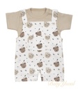Set Overall y Polo de Algodón | Bear Face
