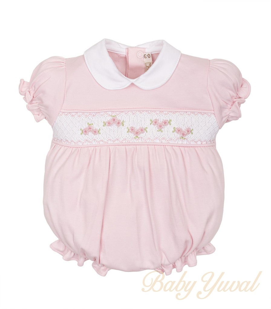 [RO0102120] Romper Bombacho | Rococo Rose (Recien Nacido (RN))