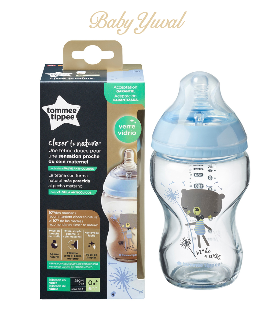 [BI0102246] Biberón de Vidrio Closer to Nature 9oz Niño