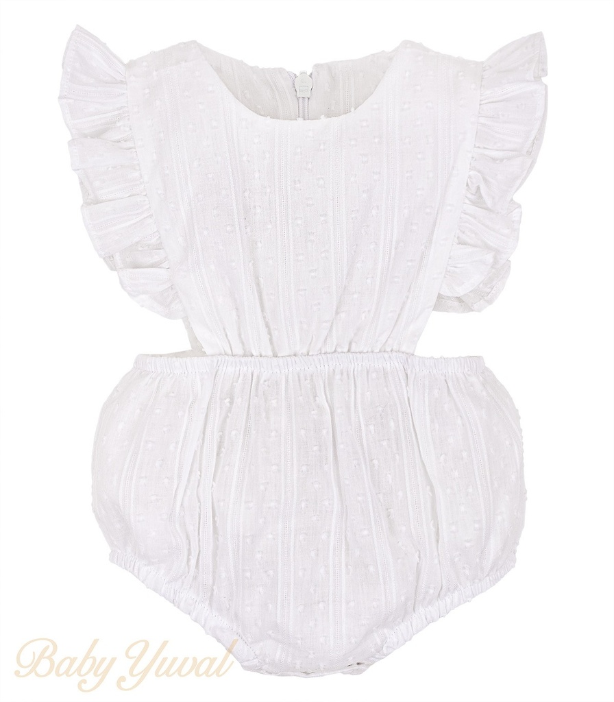 [RO0102465] Romper | Summer White (0 a 3 meses)