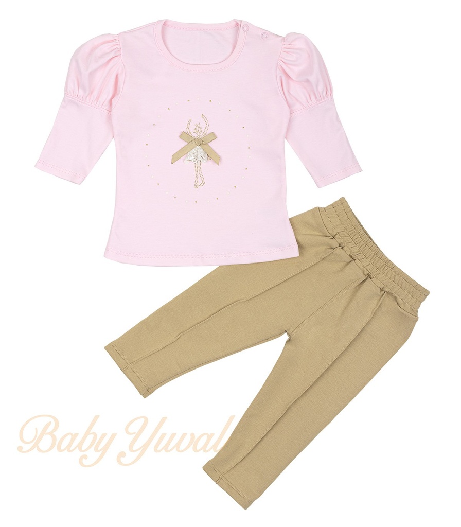[CO0103131] Conjunto de Algodón | Balerina (3 a 6 meses)