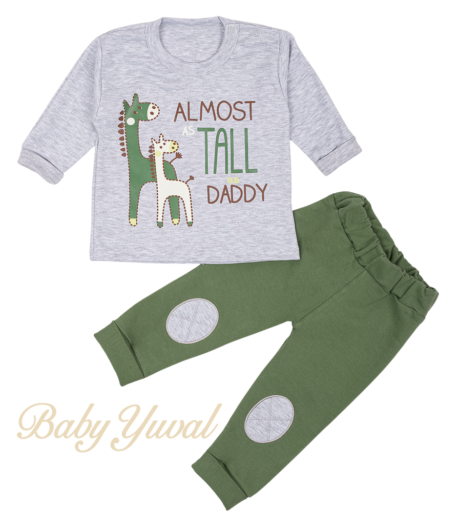 [CO0103136] Conjunto de Algodón | Jirafitas (3 a 6 meses)