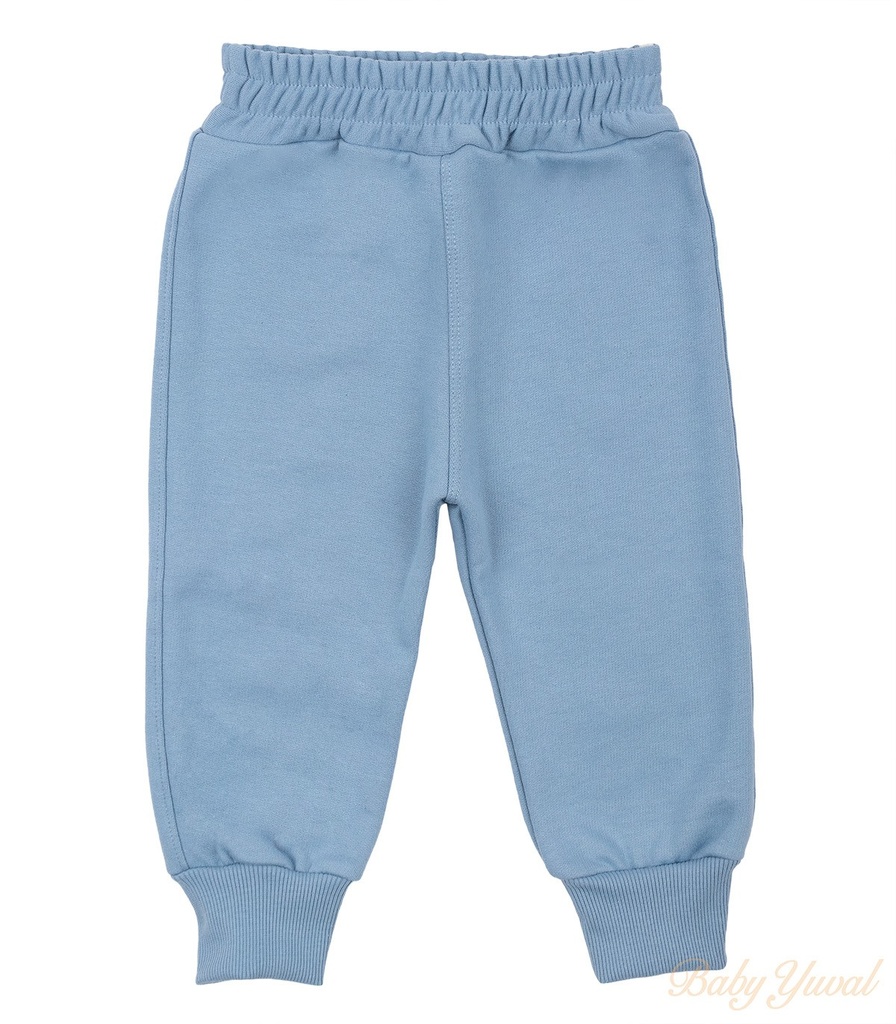[PA0103318] Pantalón de Franela Algodón | Acero (6 a 12 meses)