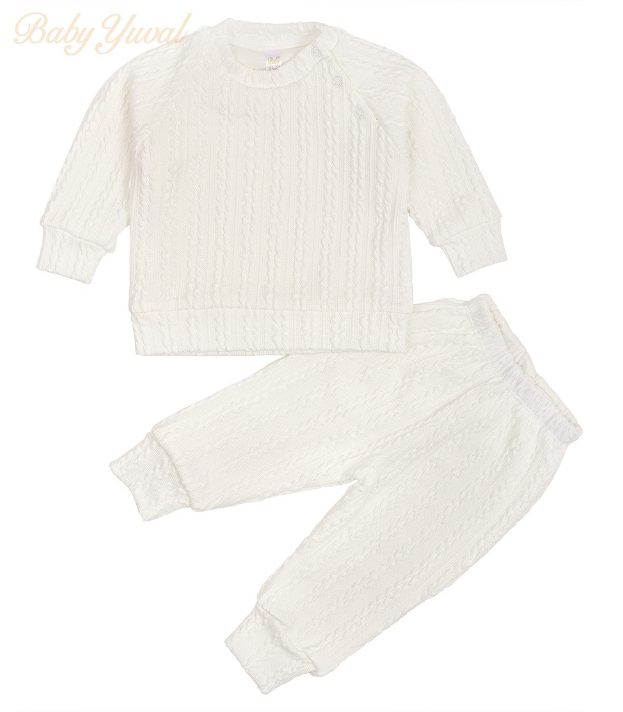Conjunto 2 pzas | Trenzado Crema
