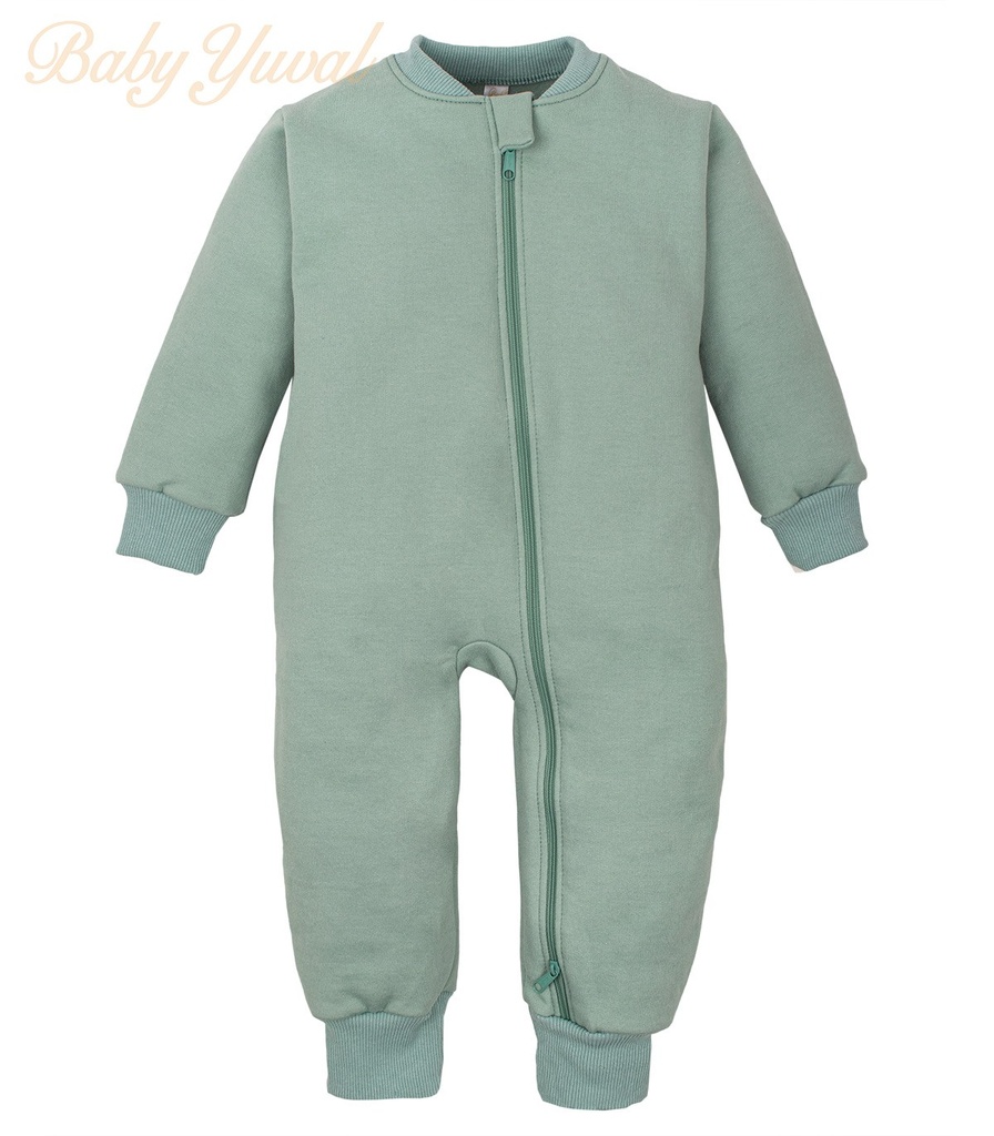 [EN0103442] Enterizo de Franela | Verde (6 a 12 meses)