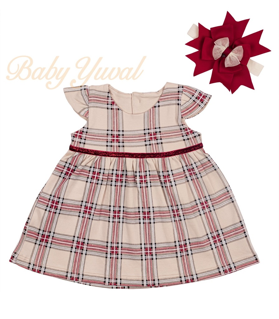 [VE0103684] Vestido Navidad | Stella (0 a 3 meses)