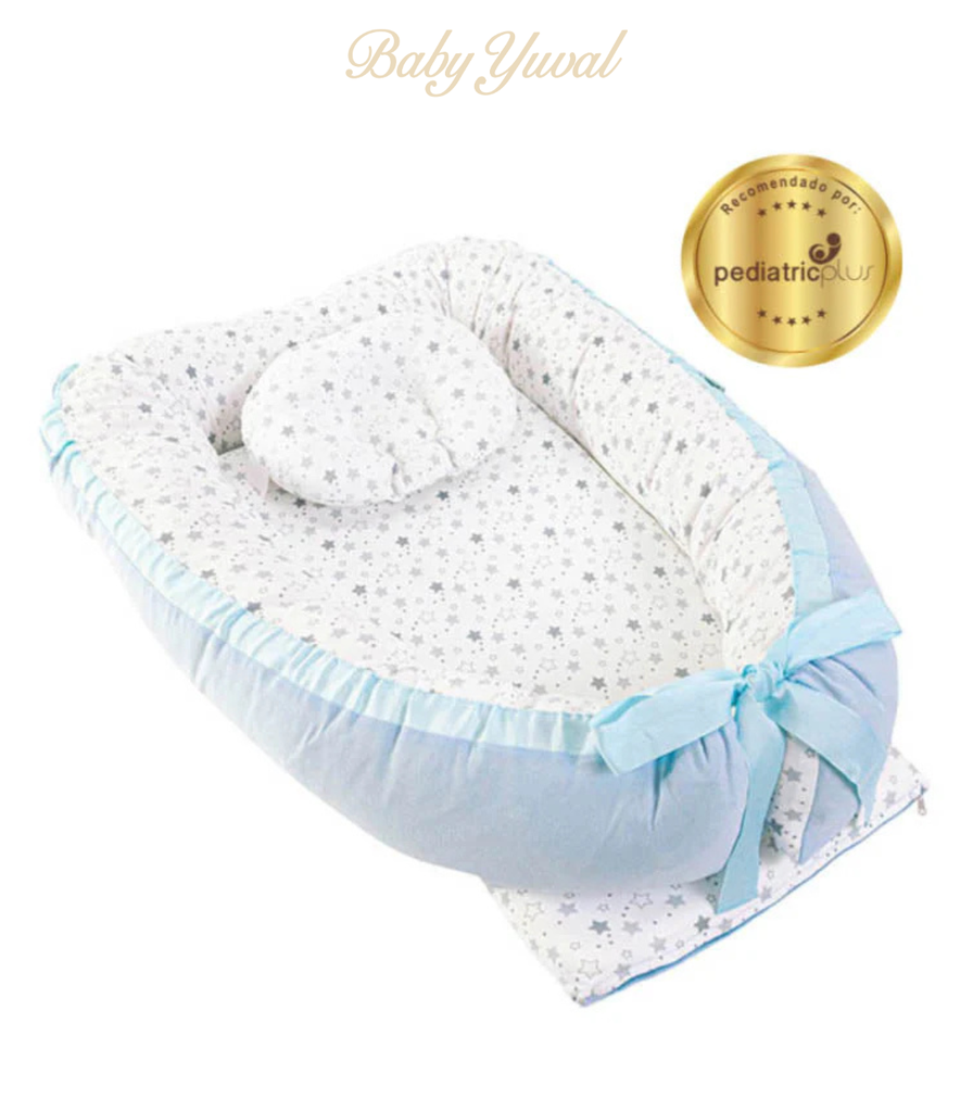 [CU0103860] Cuna Colecho Grande | Celeste Estrellas