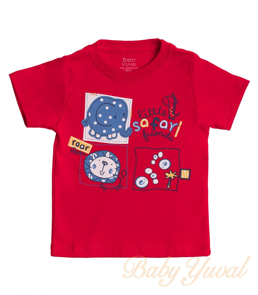 [PO0103891] Polo | Little Elephant Red (6 a 12 meses)