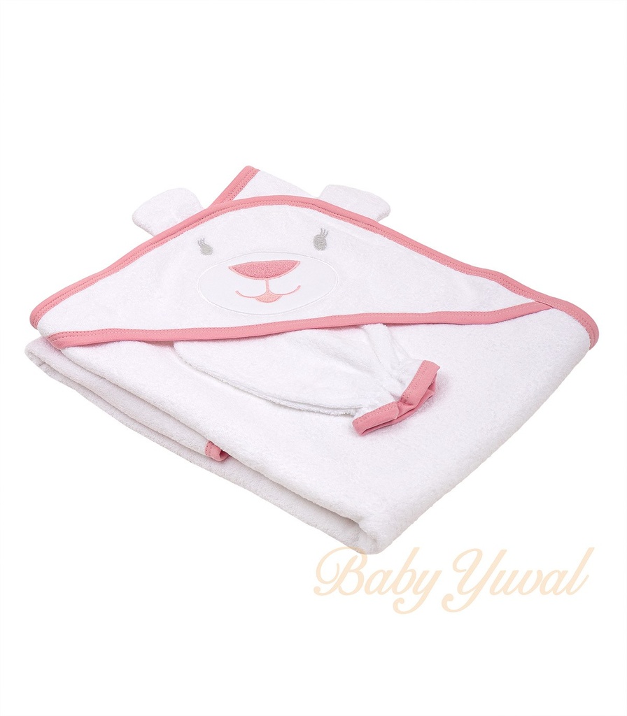 [TO0104075] Toalla Doble Felpa Premium | Osa Palo Rosa