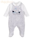 Set Overall Plush y Polo Algodón | Bear Grey