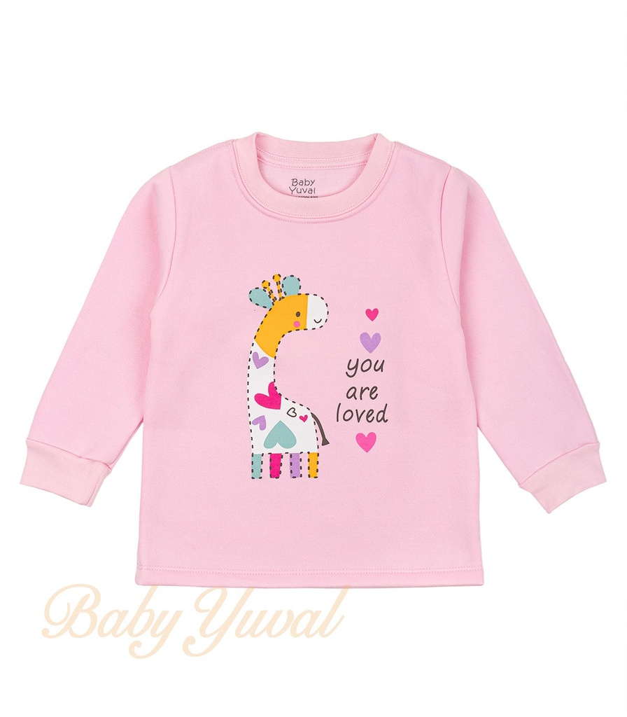 [PO0203280] Polera de Franela Algodón | Jirafita (1 a 2 años)