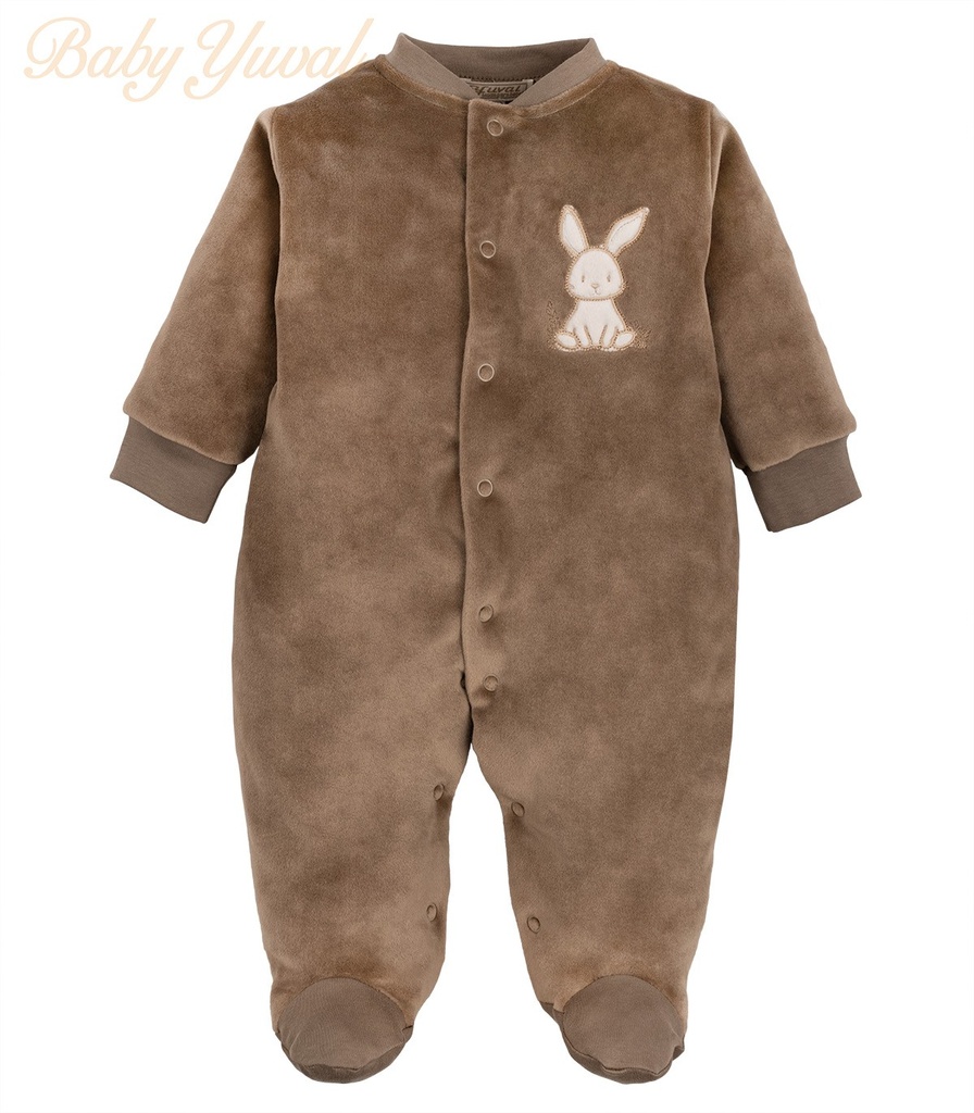 [EN0203323] Enterizo Plush Algodón | Conejito Brown (12 a 18 meses)