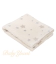 Manta Plush Doble | Estrellas Crema