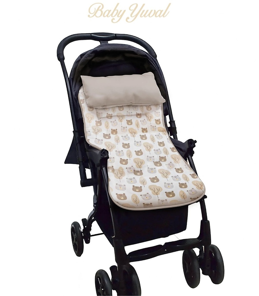 Colchoneta para Coches | Beige Ositos