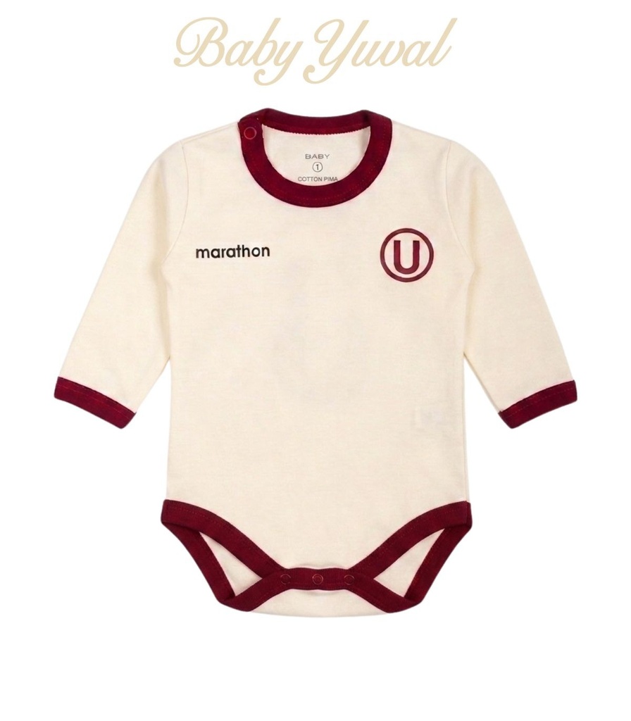 [BO0203788] Bodie Deportivo Algodón Manga Larga | Universitario (3 a 6 meses)