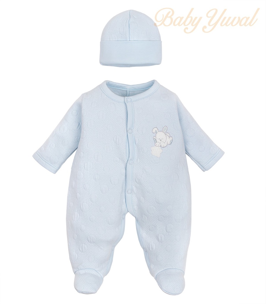 [EN0203887] Enterizo Jacquard Algodón | Bunny Sky
